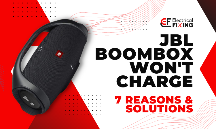 jbl boombox charging issues