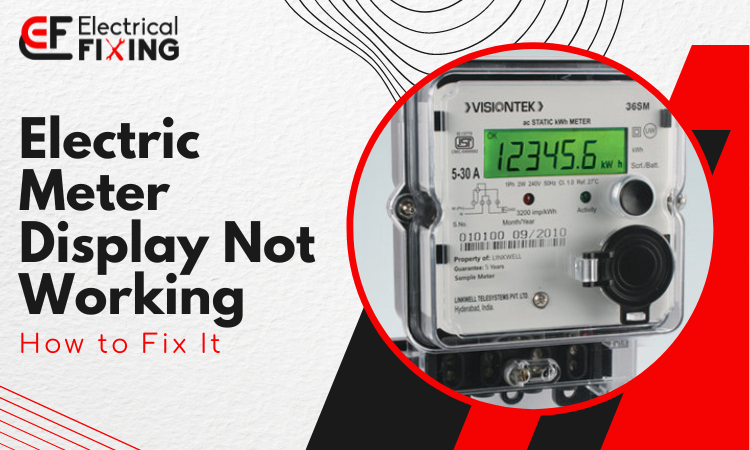 electric smart meter display not working